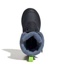 adidas Winterstiefel Winterplay I (Nylon, Futter, Schmutzfang, Klettverschluss) dunkelblau Kinder